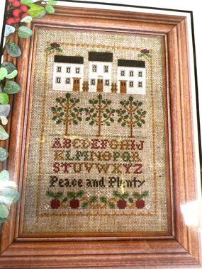 Peace And Plenty Cross Stitch Chart By Little House Needleworks
